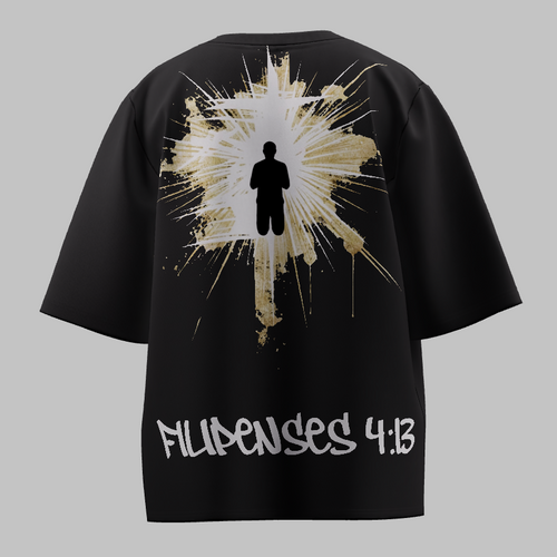 🔥 FUEGO 03 - Camiseta Oversized Hombre 300 Gm